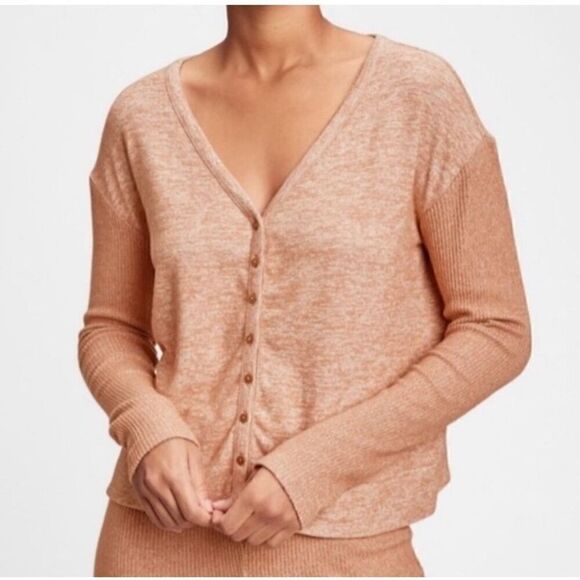 Love by Gap Peach Softspun Cardigan | M - Picture 1 of 5